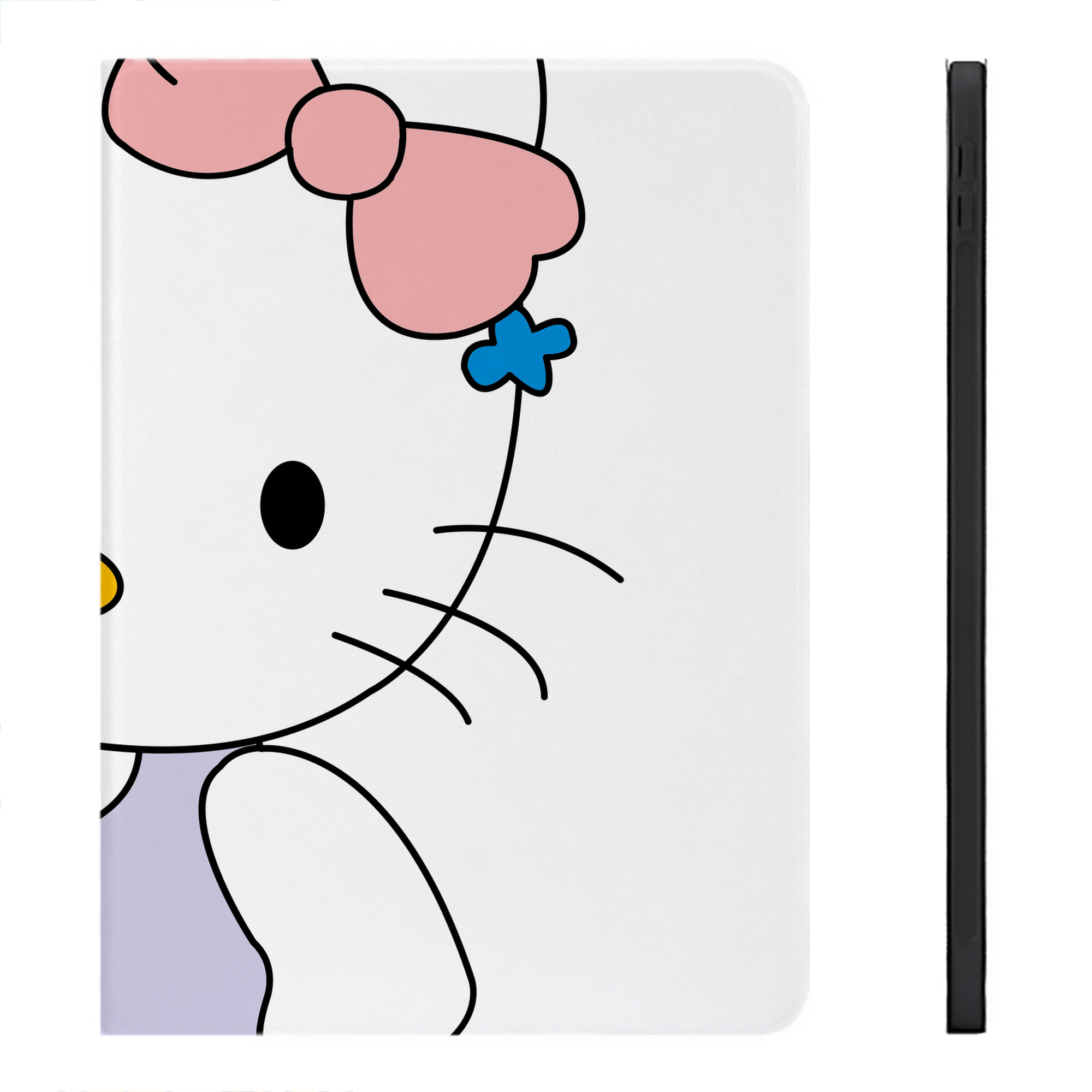 （画像用） Hello Kitty ハローキティ IPadケース ペンホルダー付き ブックスタイルデザイン